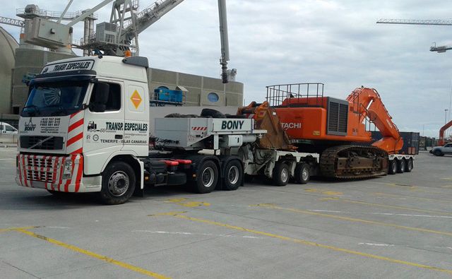 Grúas y Transportes Bony góndola tipo viga